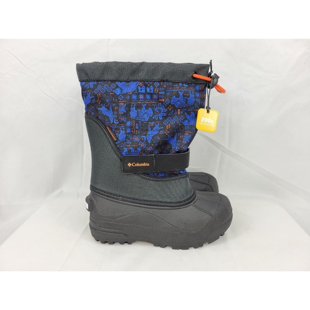 Columbia Powderbug Plus II Insulated Winter Boots Youth Kids Size 1Y BY1327-021 - Picture 1 of 10